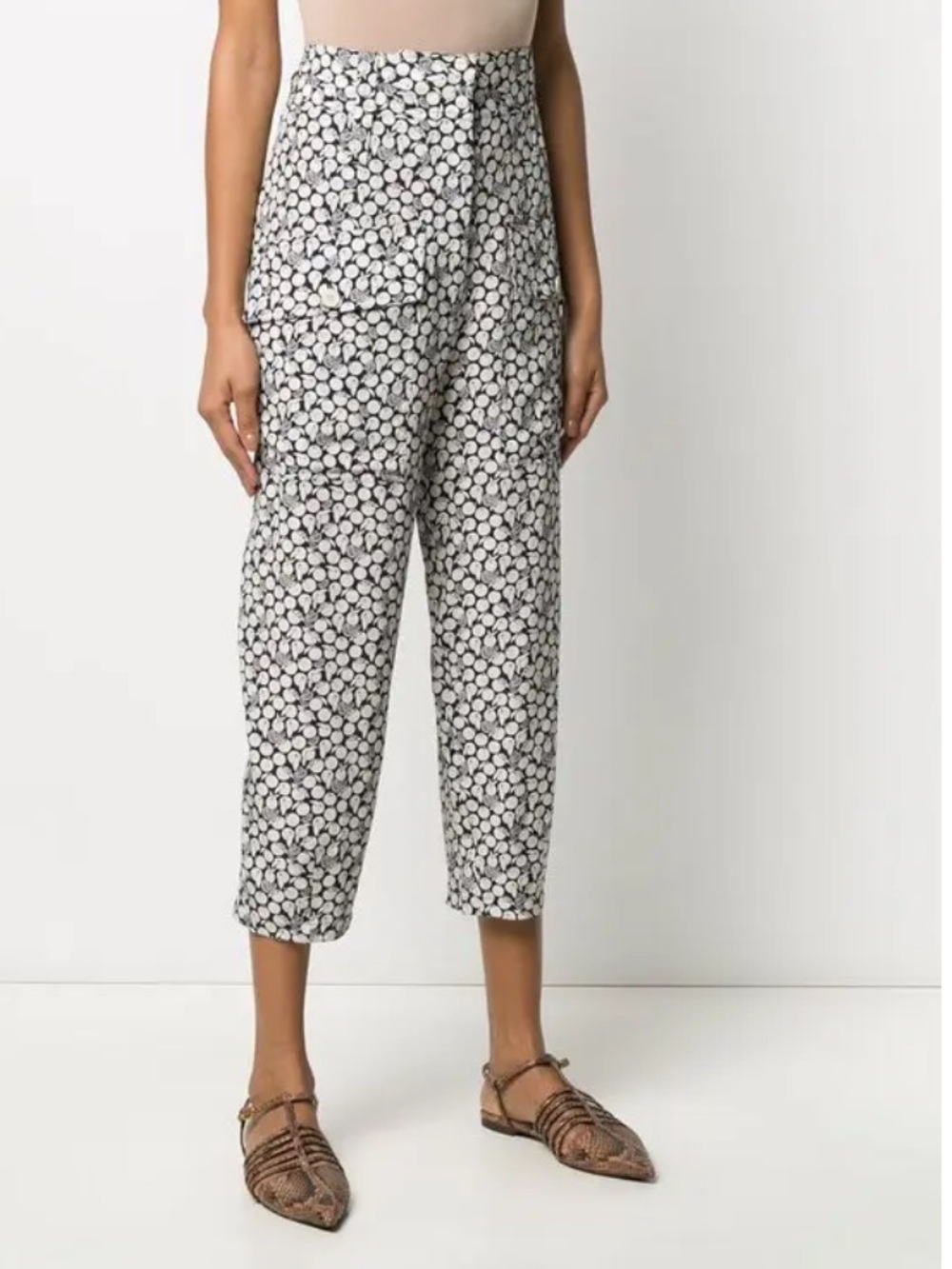 Stella McCartney Orange Print Trousers